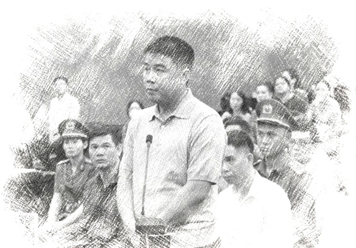 Nguyễn Văn Hậu tại phiên tòa trước đó - Ảnh: N.A