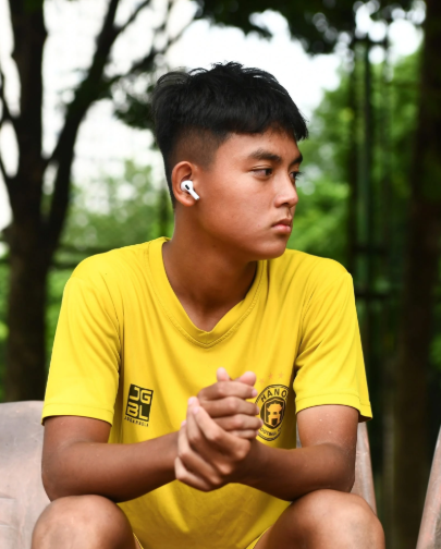 Hiếu trong cuộc phỏng vấn nhanh sau trận đấu