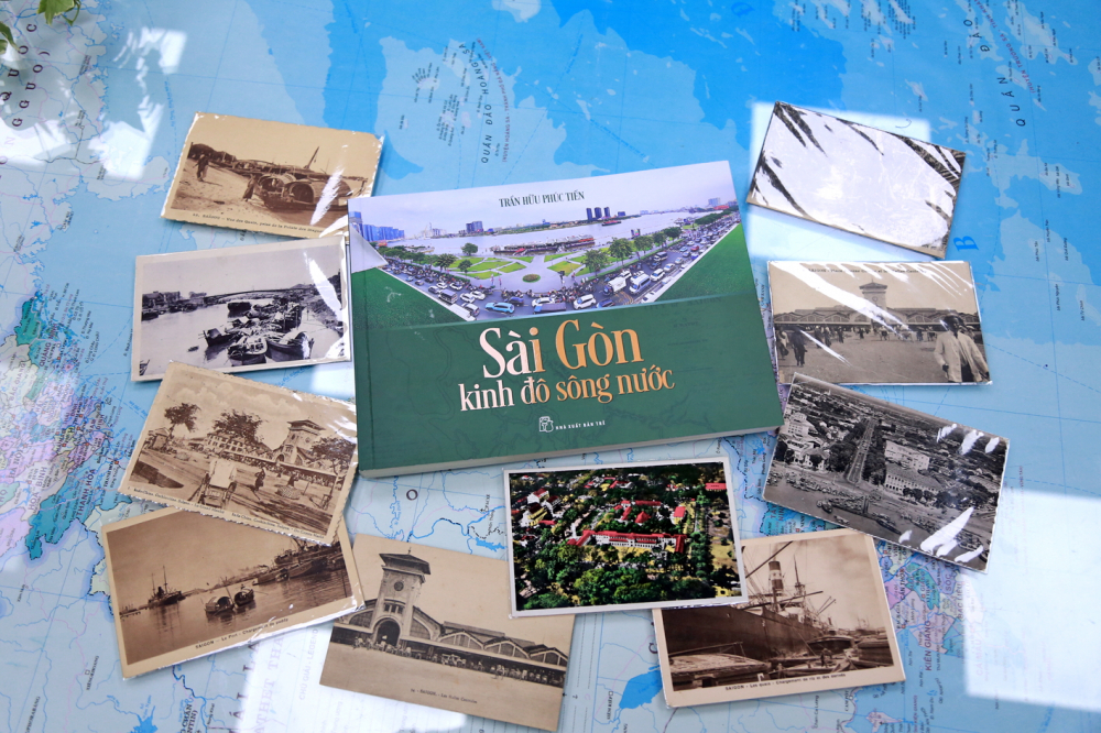 Tác phẩm Sài Gòn - kinh đô sông nước - ẢNH: ĐỨC TRUNG