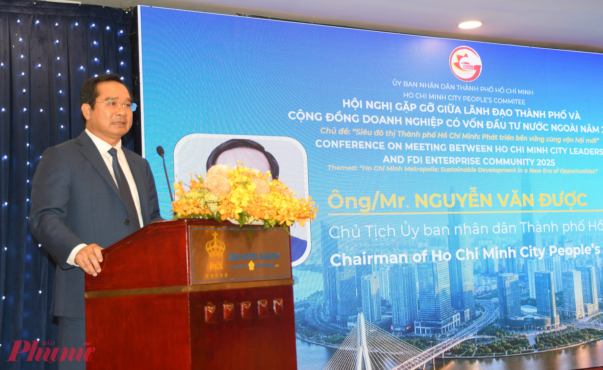 Doanh nghiệp FDI hiến kế giúp TPHCM vươn tầm siêu đô thị quốc tế Ông Nguyễn Văn Được - Chủ tịch UBND TPHCM