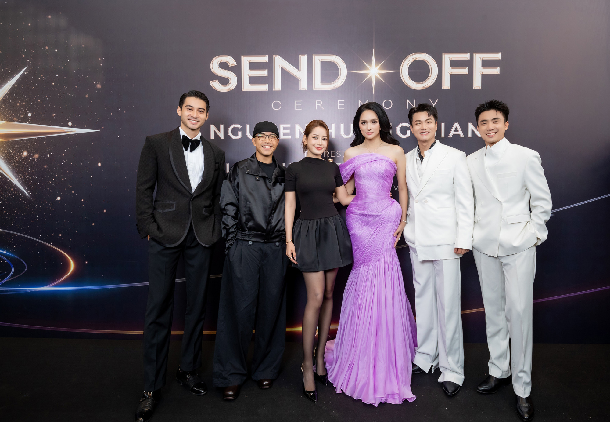 Dàn cast trong chương trình truyền hình Hàng xóm mới gồm Chi Pu, An Trường, Ninh Dương story... có mặt để tiếp thêm động lực cho Hương Giang. Với vai trò nhà sản xuất tiên phong, Hương Giang đã tạo cơ hội cho hàng trăm người, đặc biệt là cộng đồng chuyển giới, qua các dự án như Miss International Queen Vietnam, The Next Gentleman, The New Mentor và Miss Universe Vietnam 2024.