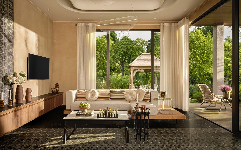 Rừng hòa vào cuộc sống của cư dân Retreat Forest. Ảnh chụp thực tế tại biệt thự mẫu Retreat Forest