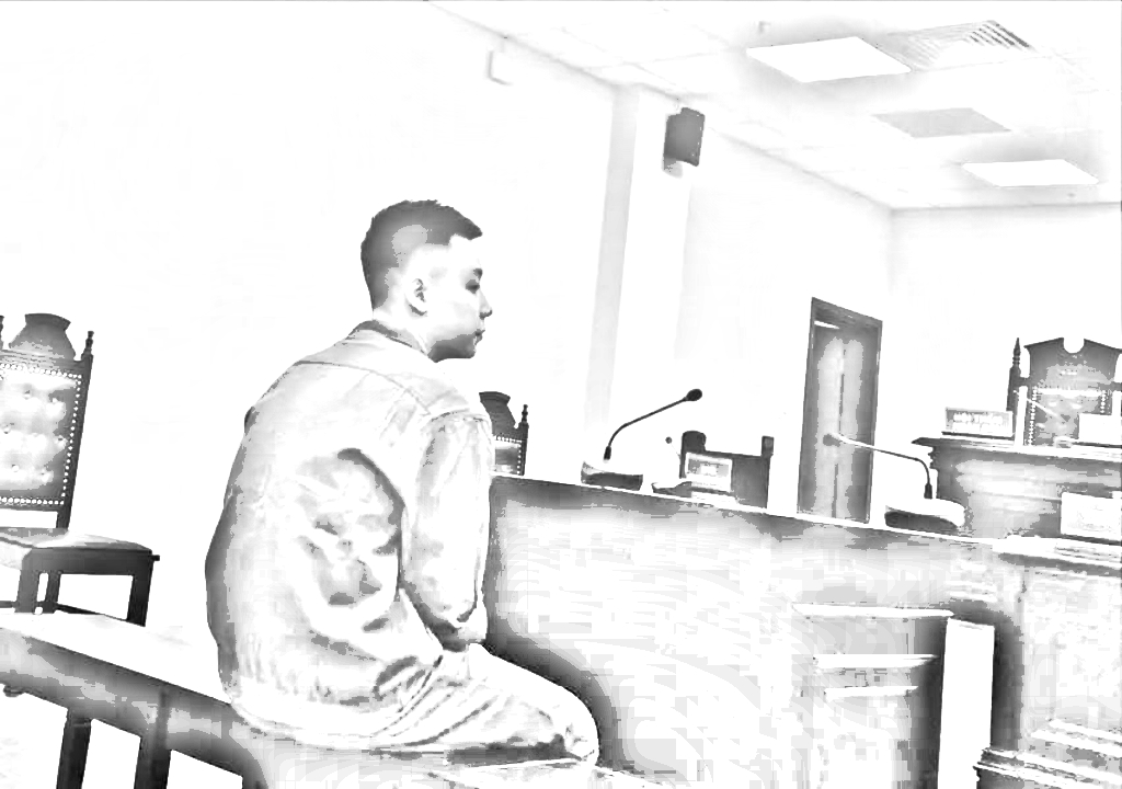 Bị cáo Quý tại tòa - Ảnh: N.A