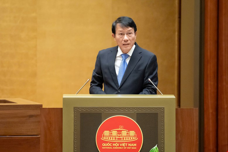 Bộ trưởng Bộ Công an Lương Tam Quang - ảnh: QH