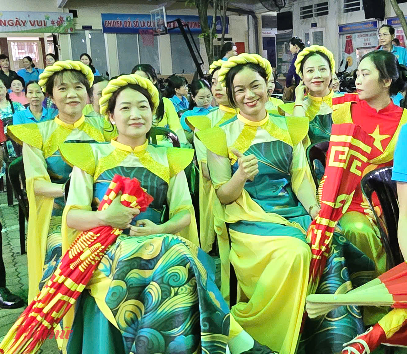 Các đội đã sẵn sàng cho phần dự thi - Ảnh: Trang Nguyễn