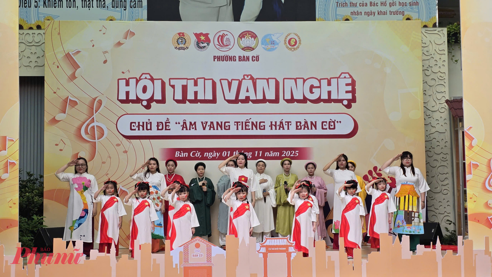 Hội thi có 51 đội thi và hơn 600 thí sinh đến từ các Khu phố, công đoàn cơ sở trên địa bàn phường Bàn Cờ cùng tranh tài.