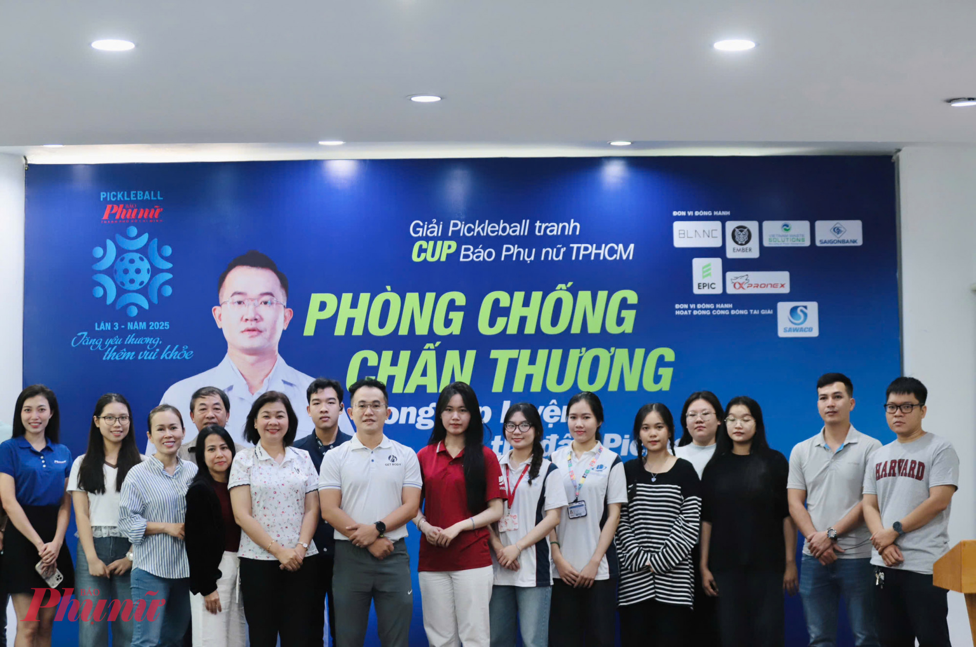 Buổi workshop Phòng chống chấn thương trong luyện tập và thi đấu Pickleball tại Bắp Phụ Nữ TPHCM sáng 01/11. (ảnh: Thành Lâm)