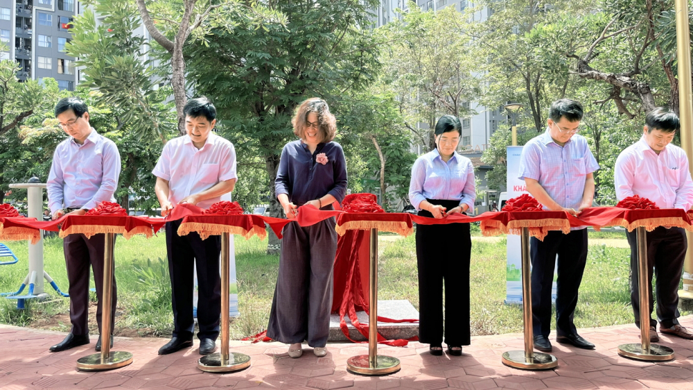 Khánh thành một trụ nước uống tại vòi trong trung tâm TPHCM