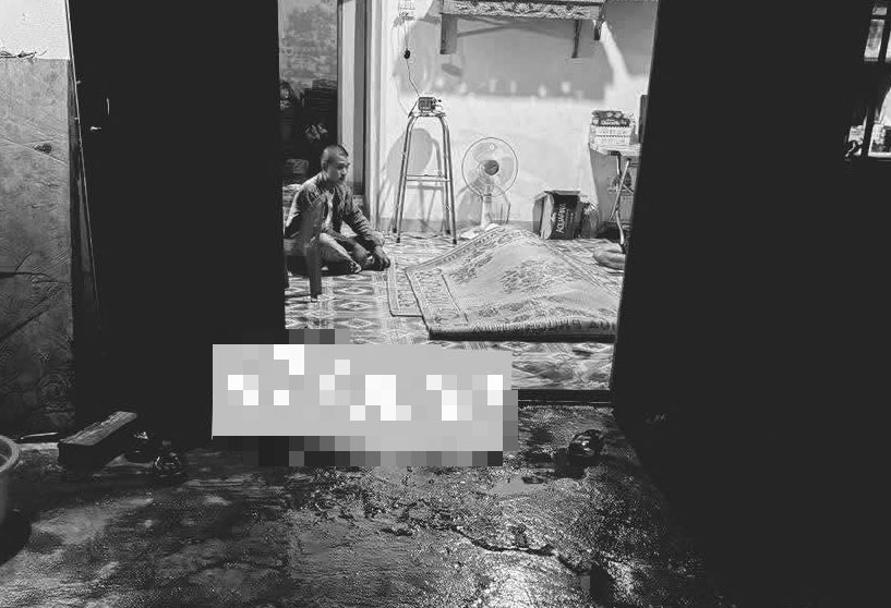 Hiện trường vụ việc nhà ông Giang- Ảnh: TH