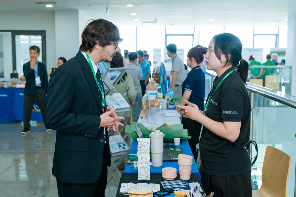 NTTU chung tay cùng cộng đồng quốc tế thúc đẩy giải pháp xanh ứng phó biến đổi khí hậu Ảnh: NTTU