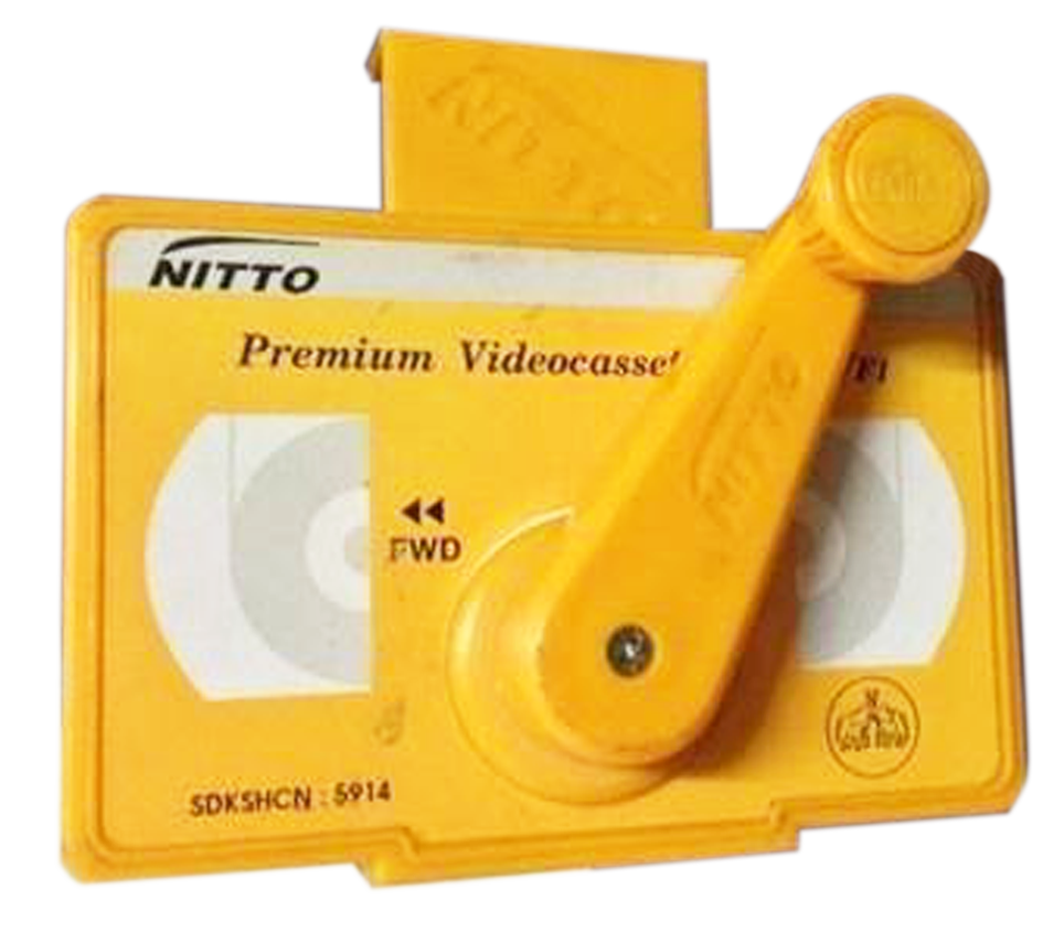 Máy quay băng bằng tay - Ảnh do tác giả cung cấp