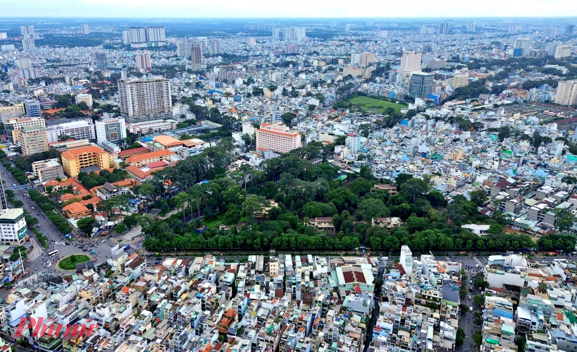 Không gian quanh khu đất số 1 Lý Thái Tổ - Ảnh: Nguyễn Văn