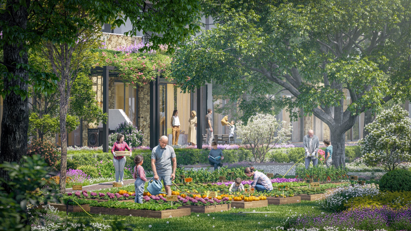 Vườn Ngát Hương tại Retreat Forest     