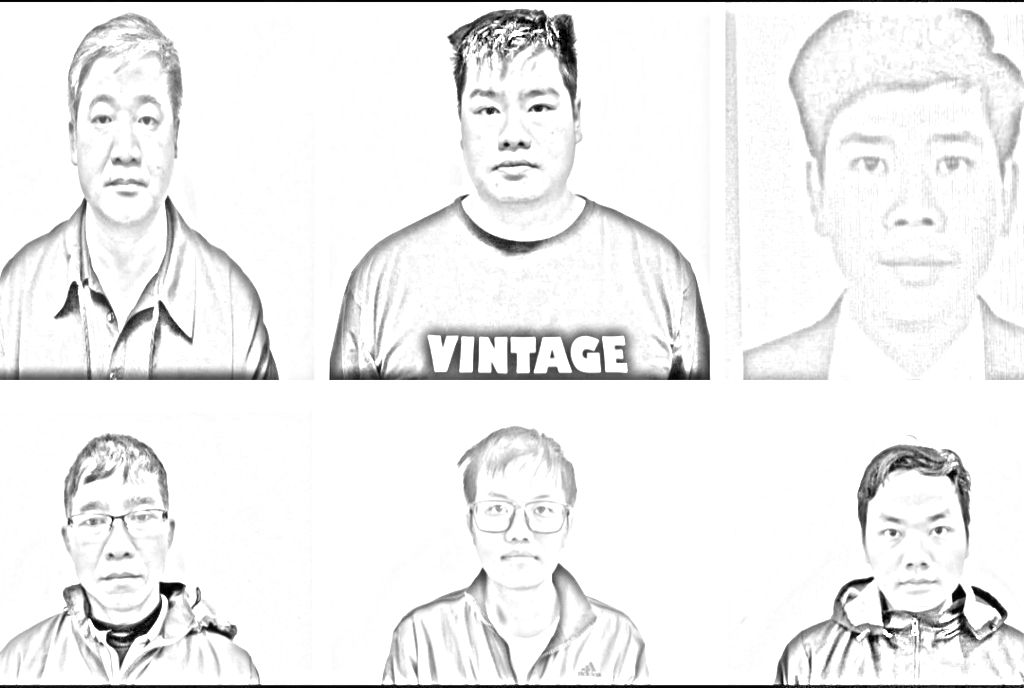 Các bị can trong vụ án - Ảnh: Bộ Công an