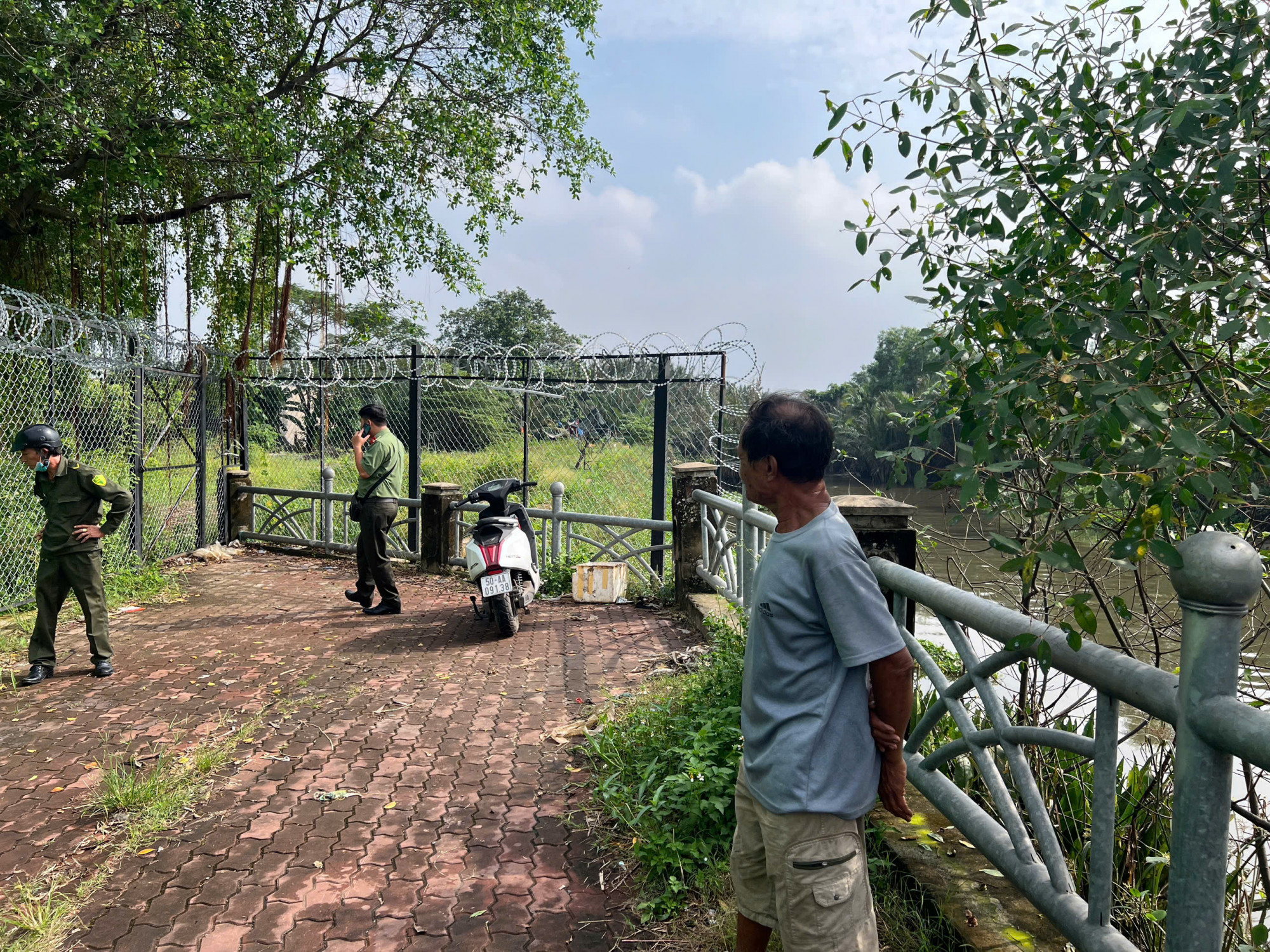 Hiện trường vụ việc. Ảnh: A.X.