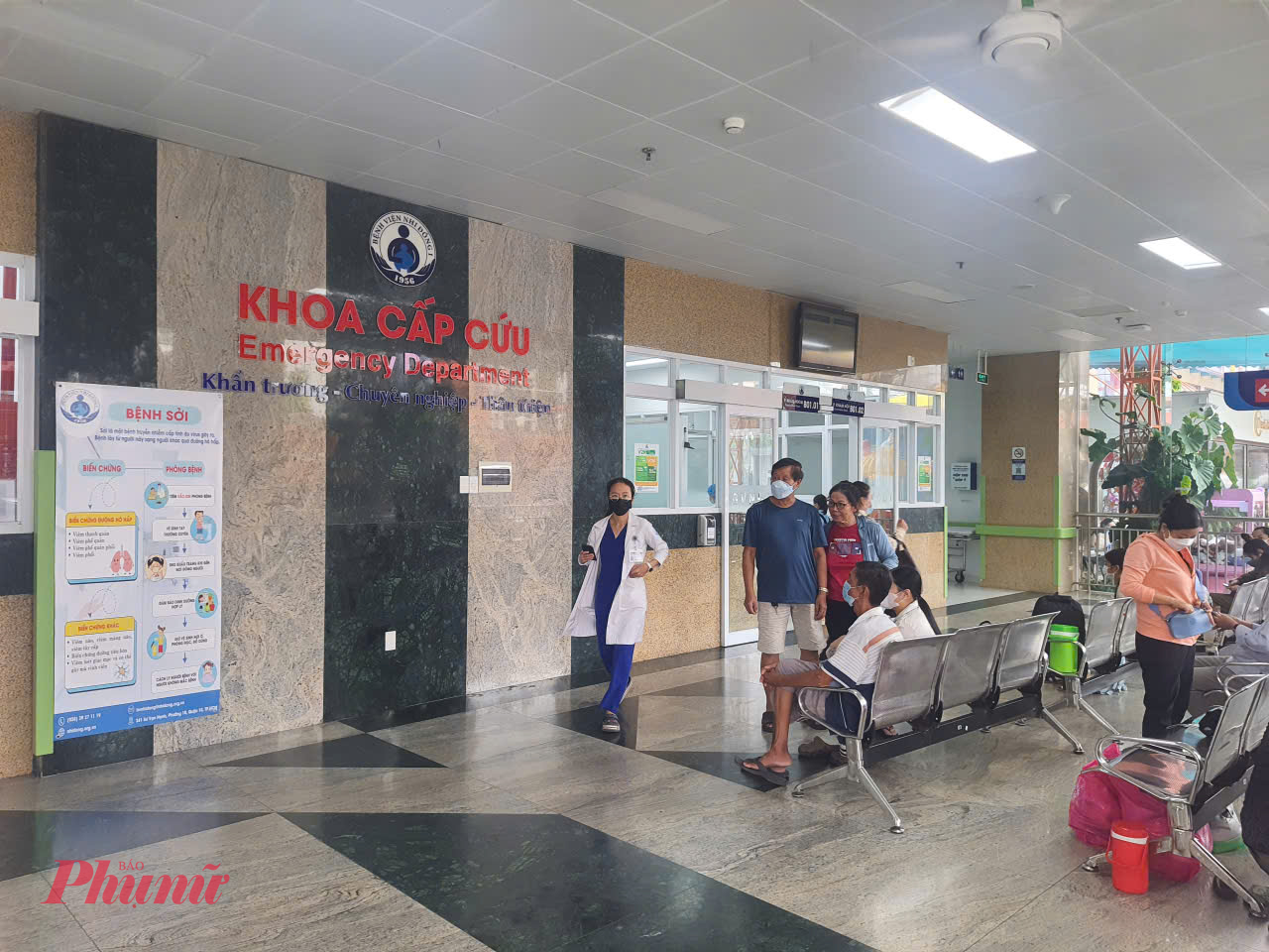 Khoa Cấp cứu, Bệnh viện Nhi đồng 1, ảnh Phạm An