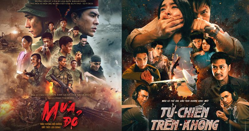 2 phim của điện ảnh Nhà nước là Mưa đỏ và Tử chiến trên không đối đầu nhau tại Liên hoan Phim Việt Nam lần thứ 24