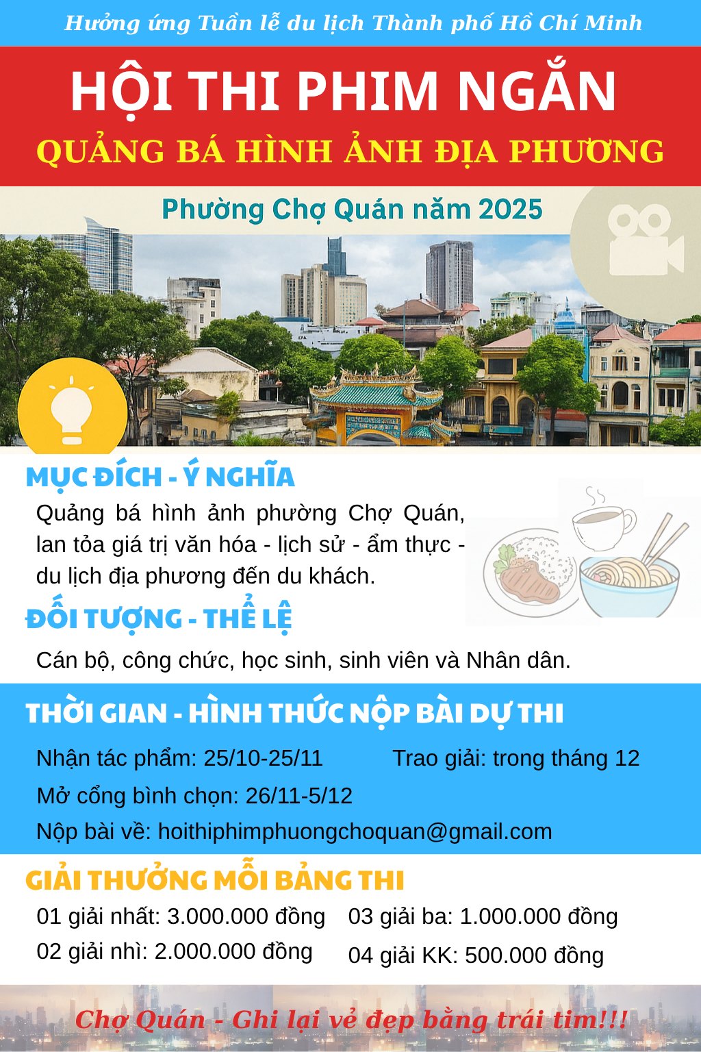 Phường Chợ Quán phát động cuộc thi làm phim ngắn 