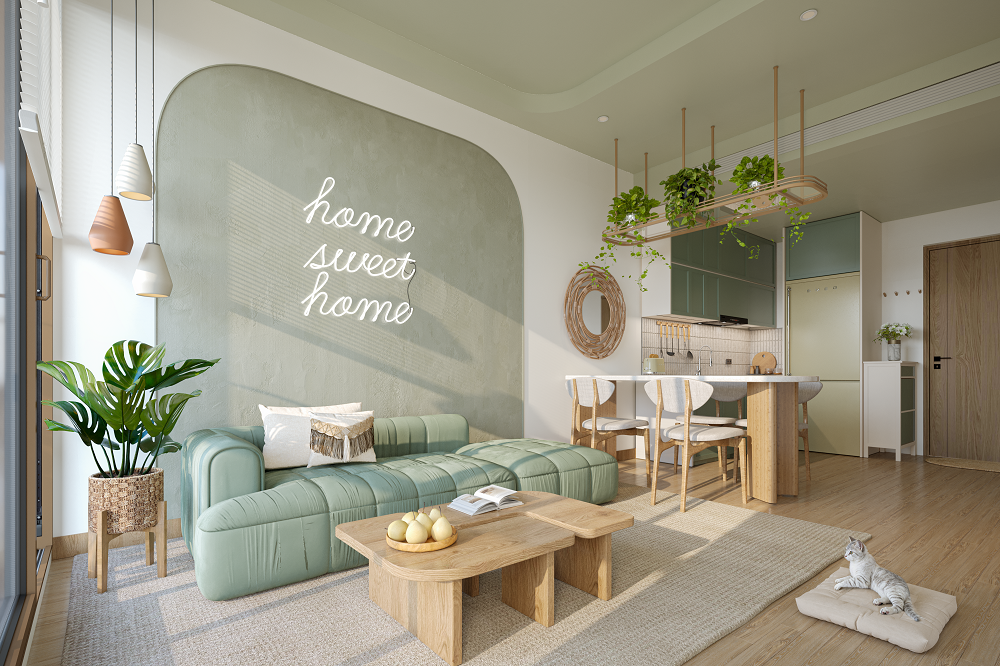 Tổ ấm an nhiên cho chất lượng sống cân bằng cùng căn hộ 1PN +1, tận hưởng ánh sáng tự nhiên và sự linh hoạt, vun đắp hạnh phúc nhỏ theo cách riêng của bạn