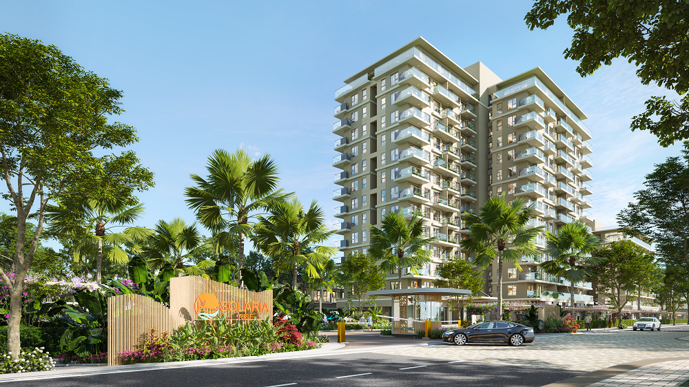 Lấy cảm hứng từ sóng biển và không gian xanh, Solaria Rise đưa bạn vào hành trình Tropical Resort Living bất tận ngay tại tổ ấm