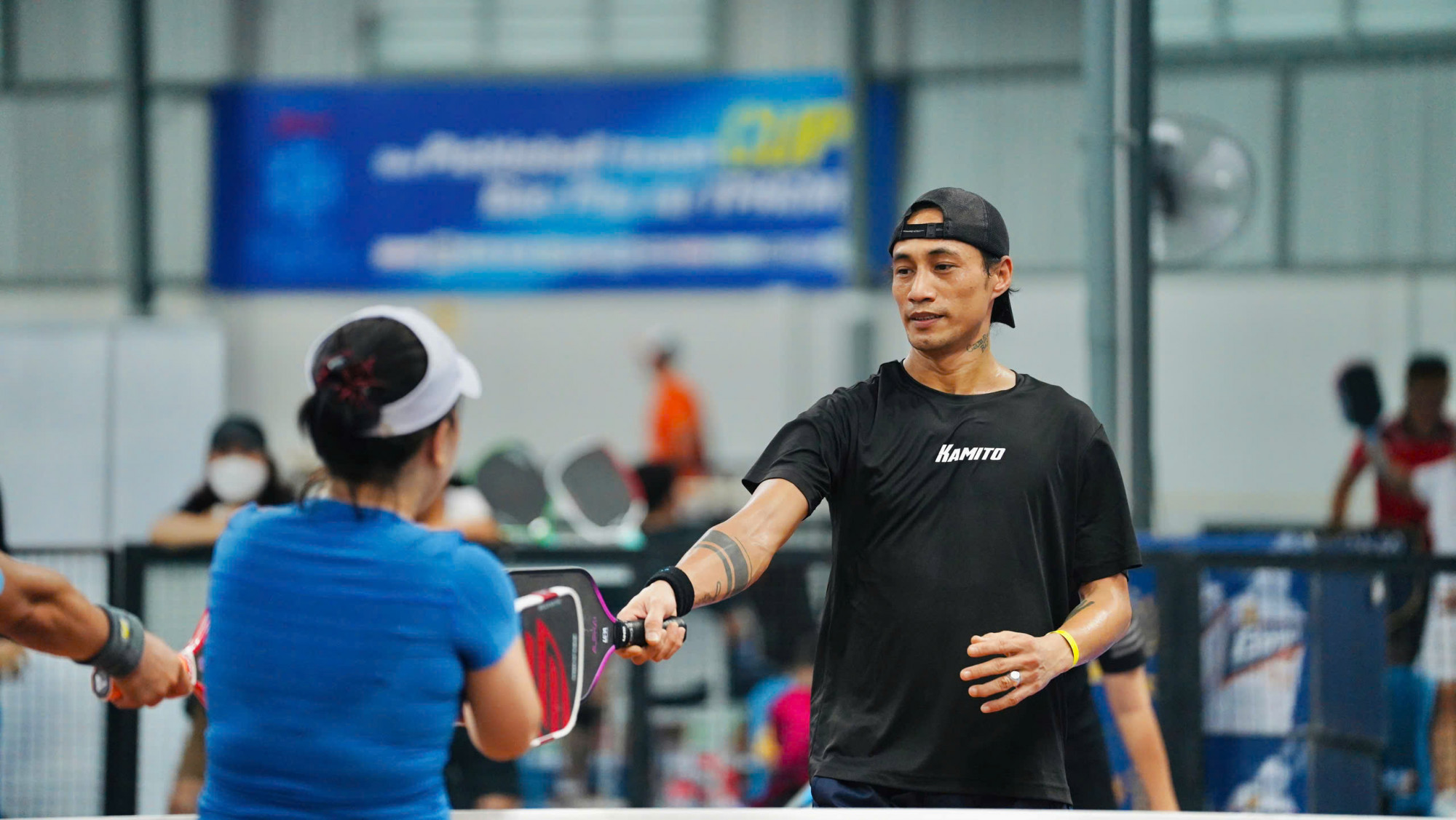 Ca sĩ Phạm Anh Khoa cũng góp mặt tại giải đấu - Ảnh: Thành Lâm