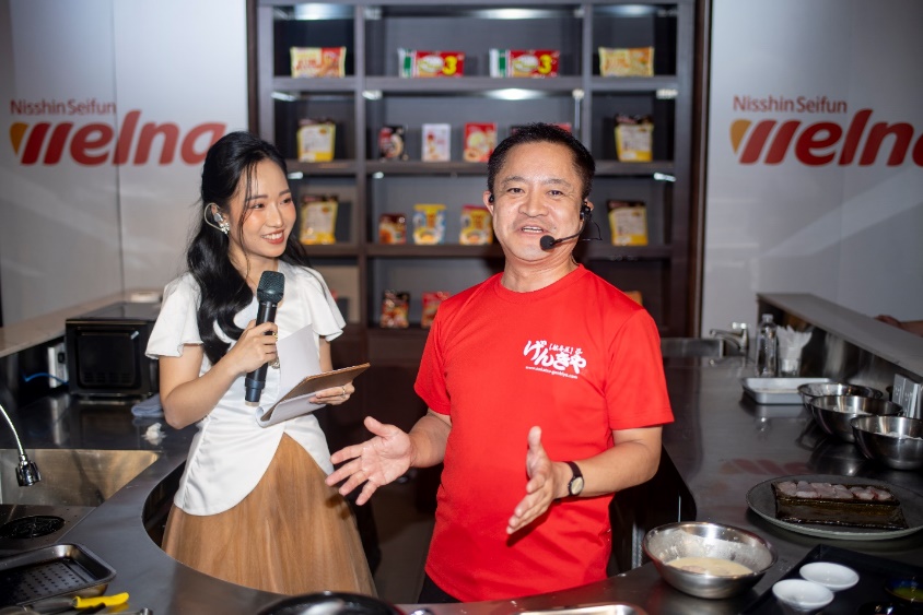 Các sản phẩm mới của Nisshin Seifun Welna được các đầu bếp Nhật Bản tin dùng - Ảnh: Ngọc An