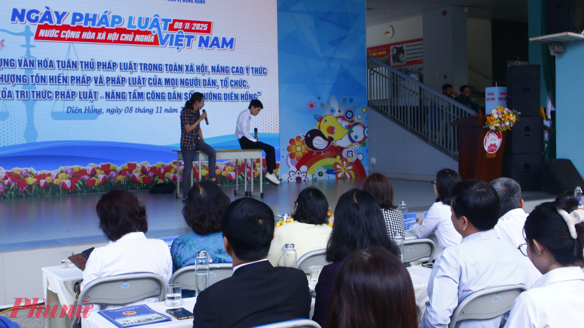 Tiểu phẩm “Điều không nói”  nhằm tuyên truyền, phòng chống về bạo lực học đường đã thu hút sự quan tâm của đông đảo học sinh và phụ huynh. Thông qua hình thức sân khấu hóa sinh động, nội dung được truyền tải một cách trực quan, gần gũi.