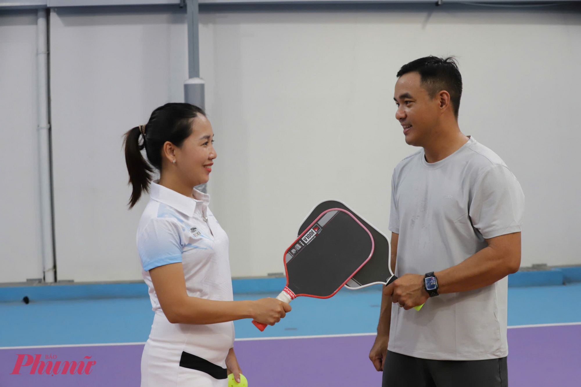 Chị Thanh Thùy và anh Vĩnh Ngân tự tin vào sự ăn ý của mình