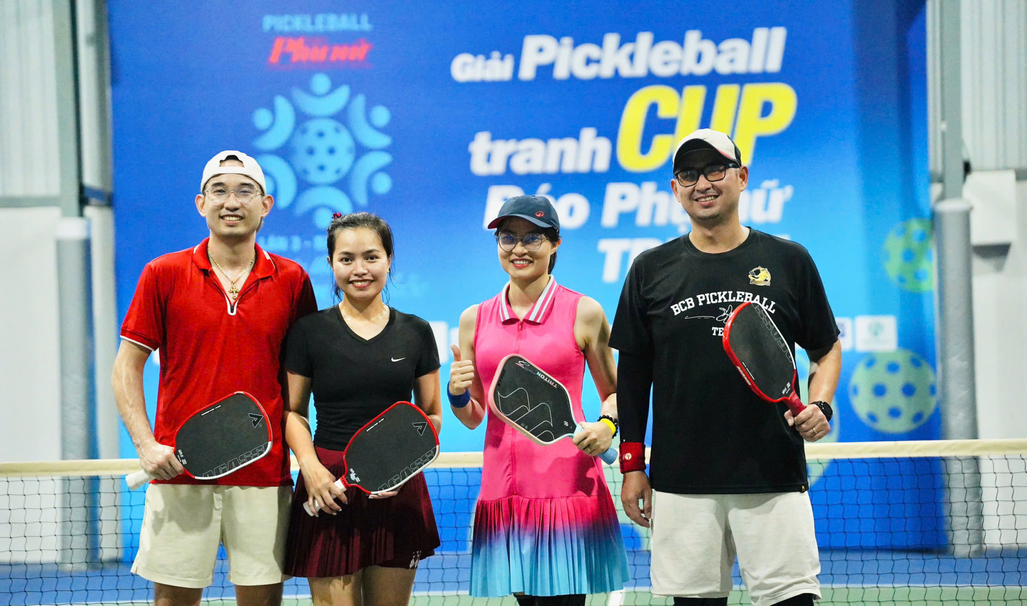 Hai cặp đôi vào chung kết nội dung Vợ chồng dưới 45 tuổi