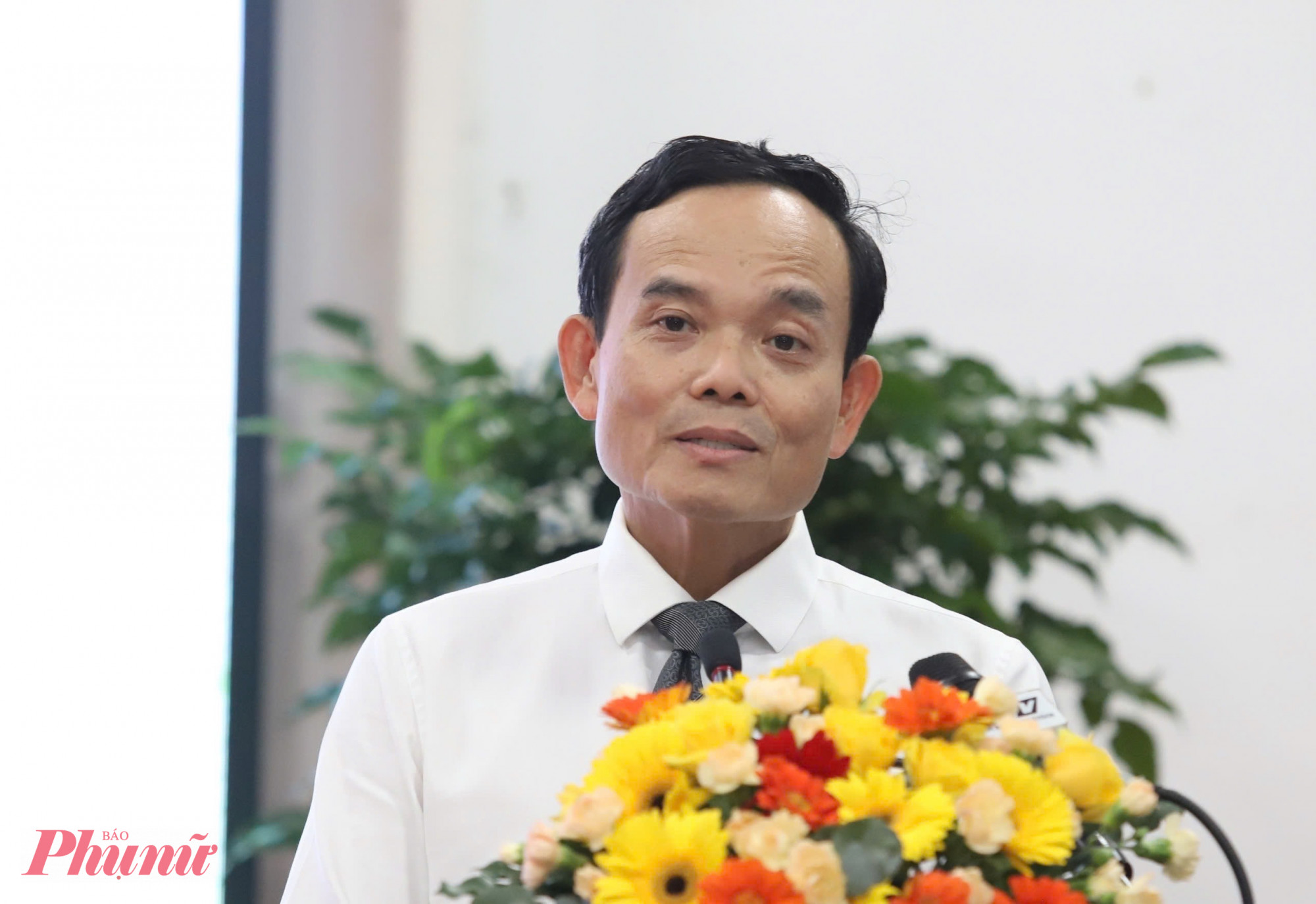 Ông Trần Lưu Quang - Bí thư Thành ủy TPHCM phát biểu chỉ đạo tại ngày hội - Ảnh: Thanh Tâm