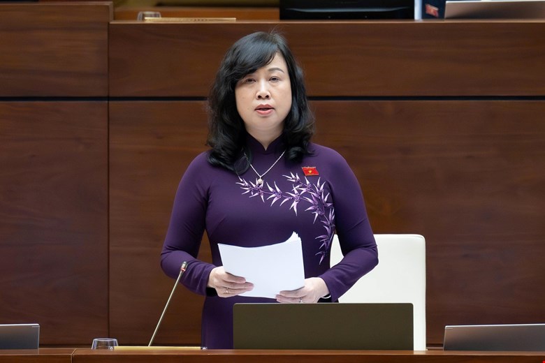 Bộ trưởng Bộ Y tế Đào Hồng Lan - ảnh: QH