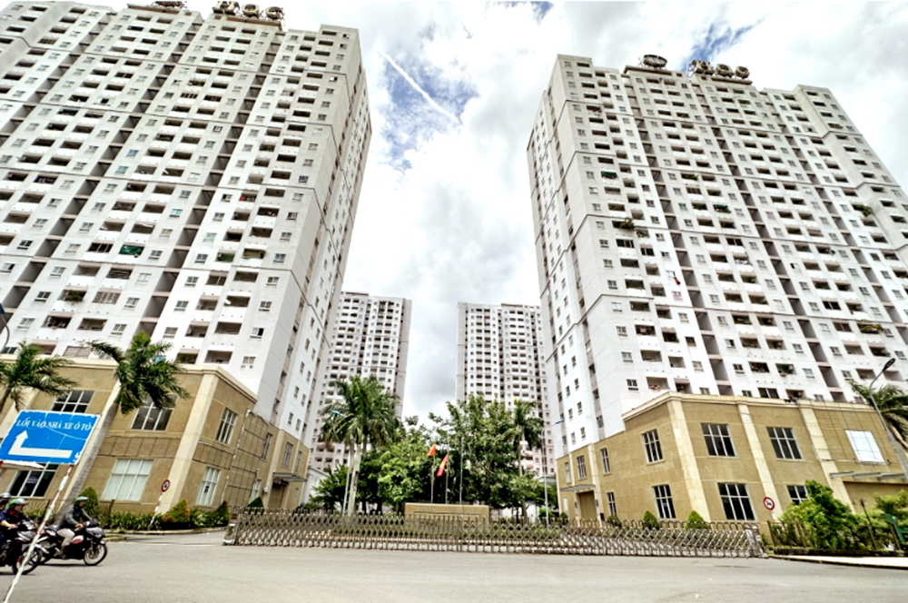 Nhiều giải pháp thúc đẩy phát triển nhà ở xã hội Một dự án nhà ở xã hội ở xã Bình Chánh, TPHCM - ẢNH: BÍCH TRẦN