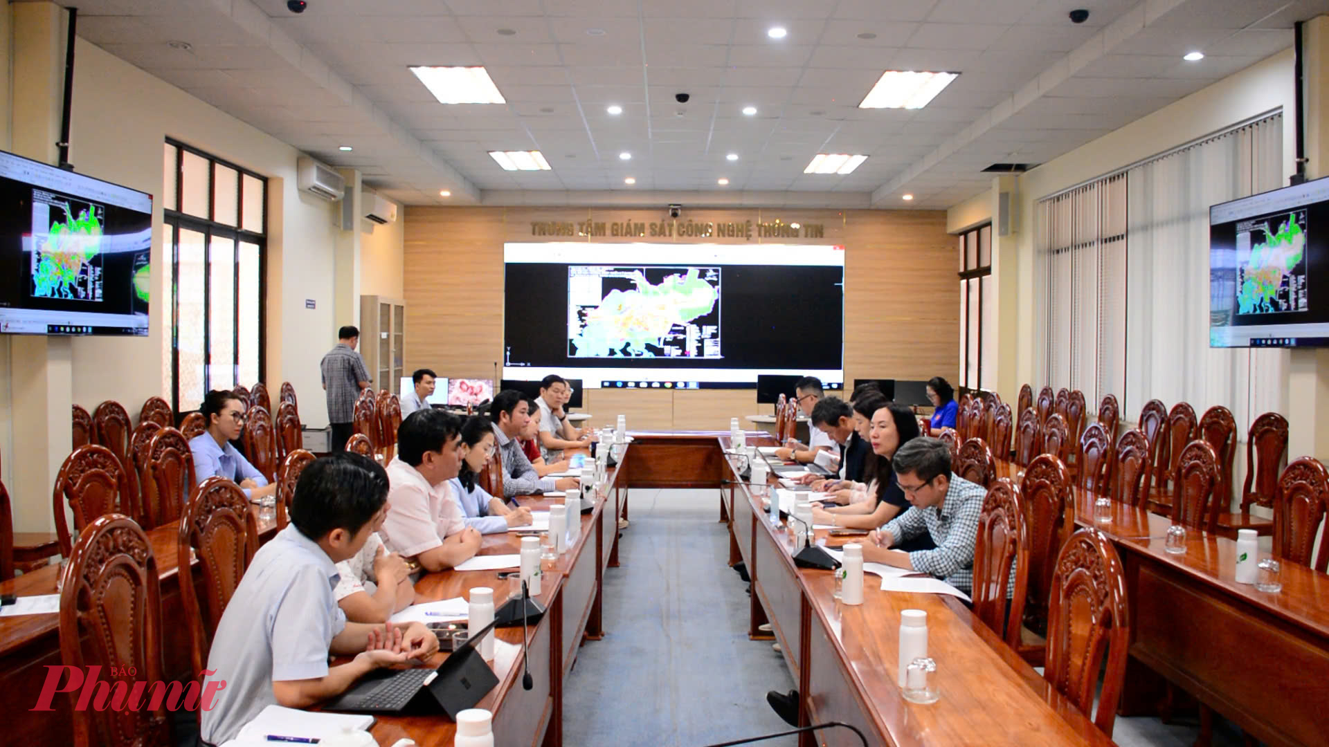 Quang cảnh buổi làm việc của Sở Quy hoạch - Kiến trúc TPHCM có buổi làm việc với UBND các phường Bà Rịa, Long Hương, Tam Long 