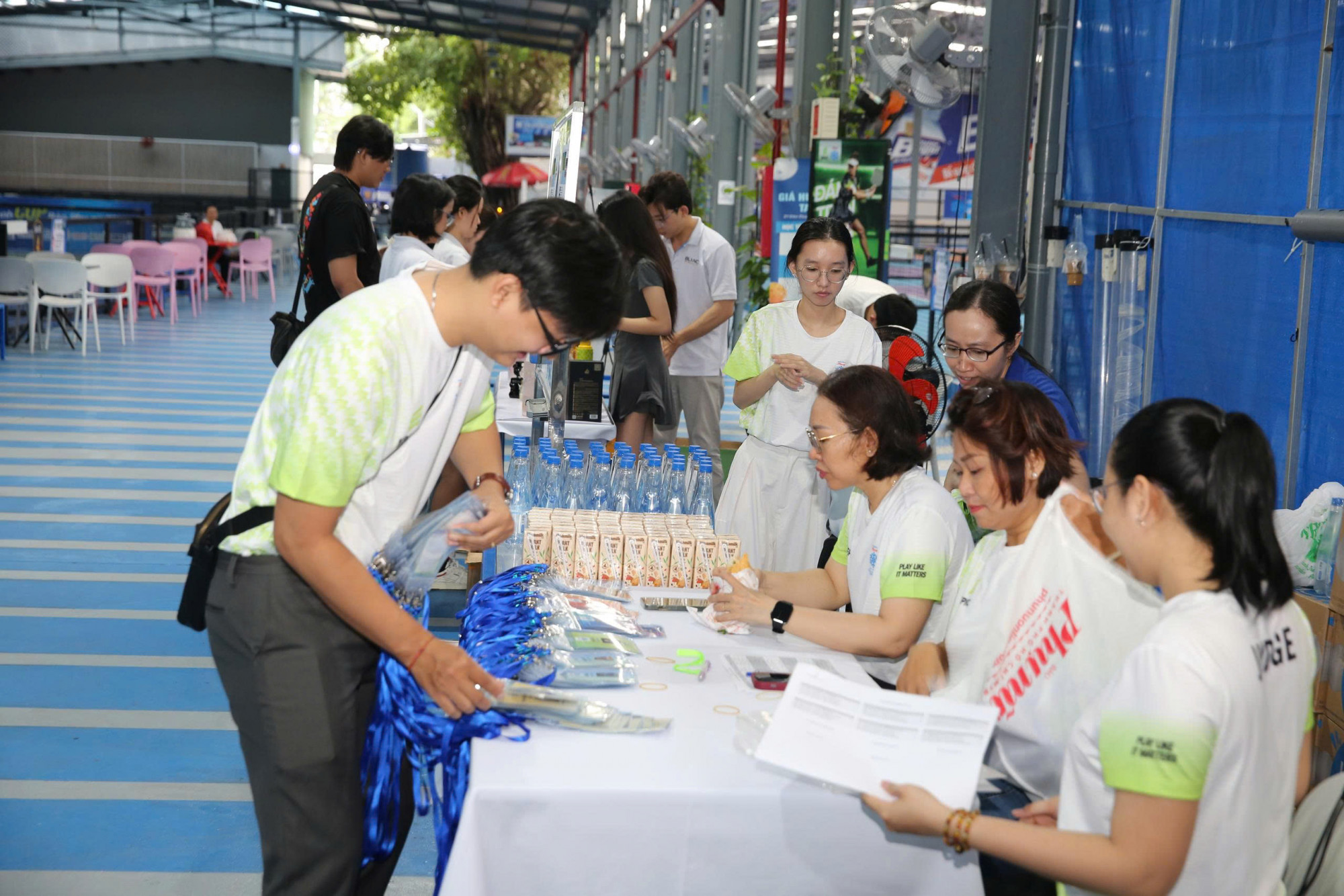 Sản phẩm được cung cấp kịp thời và liên tục, đáp ứng đầy đủ nhu cầu của vận động viên - Ảnh: PV