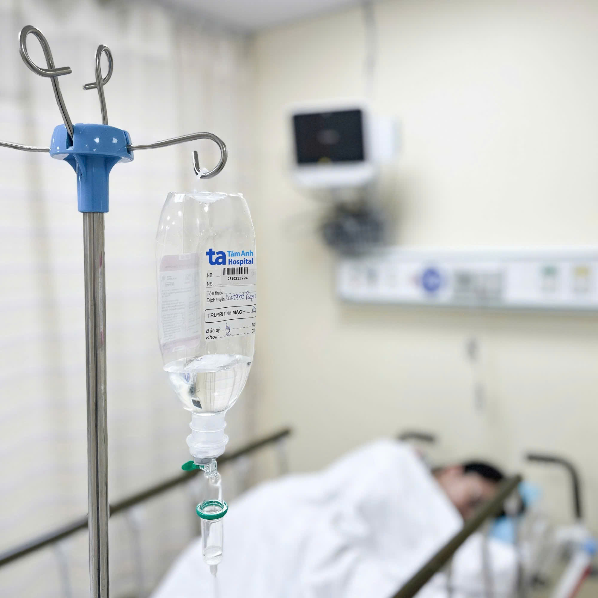 BV Tâm Anh đang điều trị cho các ca bệnh. Ảnh: BV