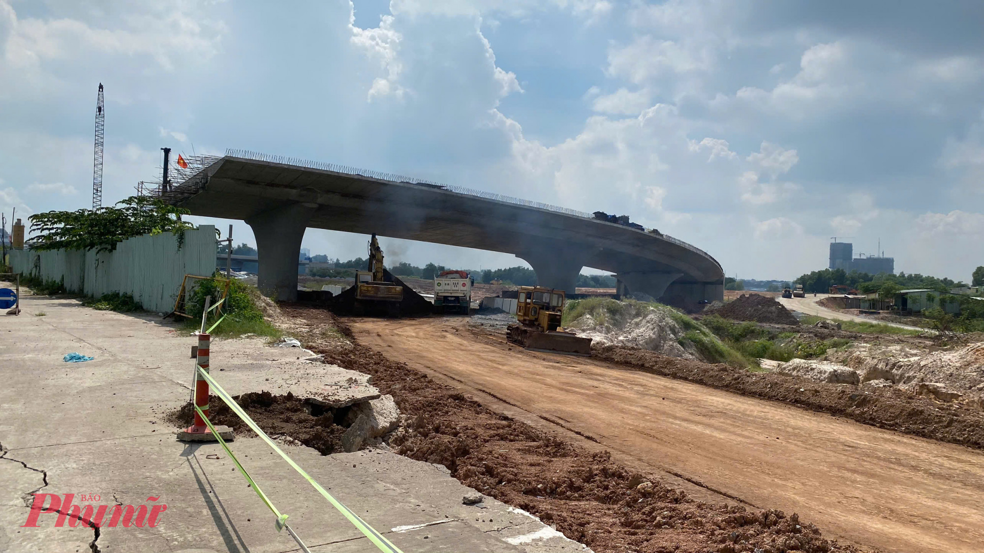 Vành đai 3 TPHCM đoạn qua nút giao Bình Chuẩn, Bình Dương - trước đây - Ảnh: Tứ Quý