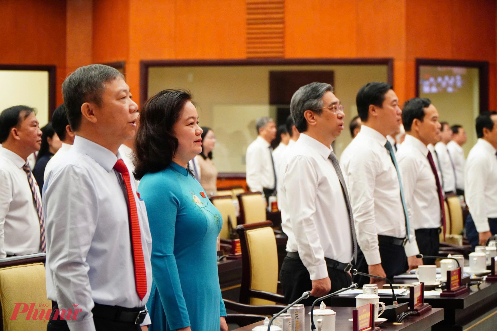 Các đại biểu tham dự kỳ họp thứ 5 HĐND TPHCM sáng 14/11 - Ảnh: Thanh Tâm