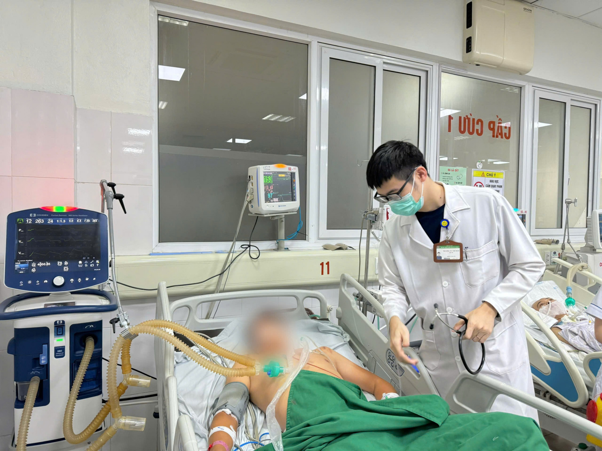 Nam bệnh nhân bị mắc bệnh dại nhưng không tiêm phòng - ảnh: T.S