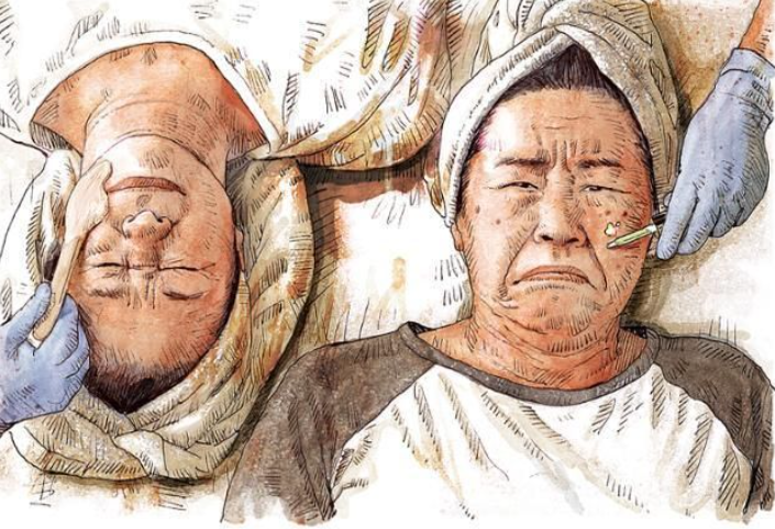 Nhiều phụ nữ trung niên Hàn Quốc đã chọn nghề này