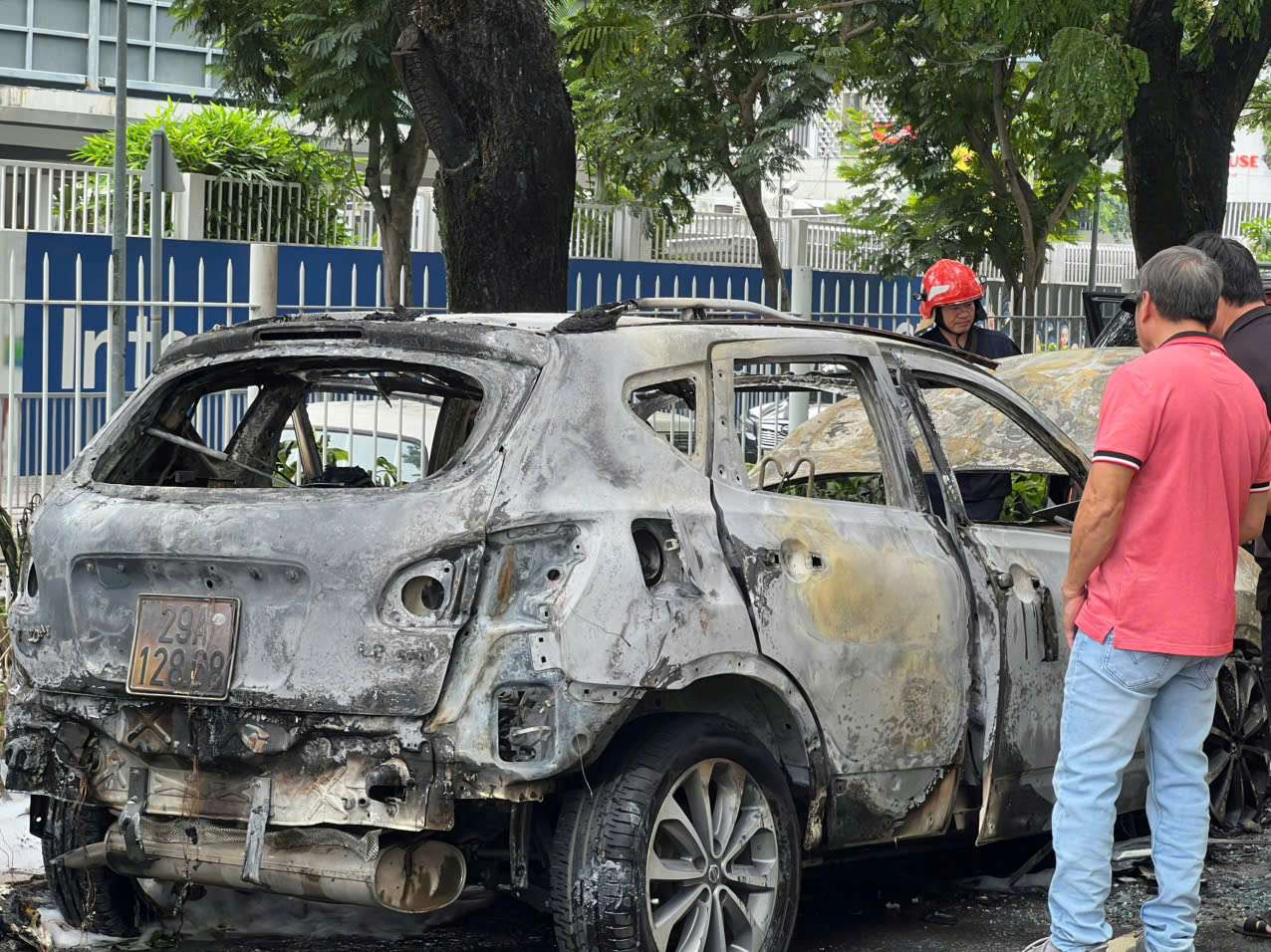 Hiện trường vụ cháy. Ảnh: A.X.