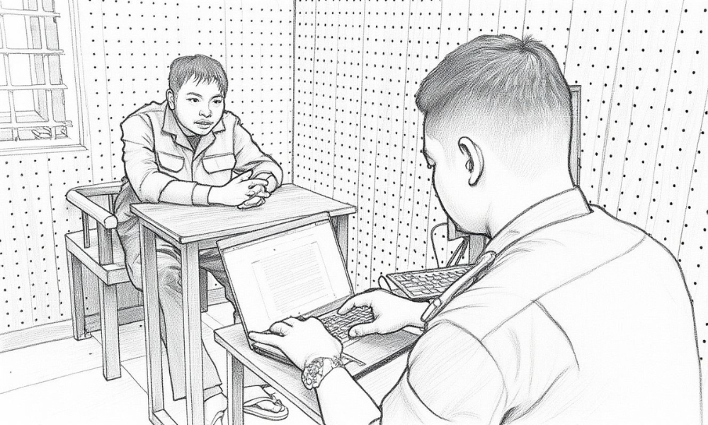 Đáng sợ khi cán bộ sử dụng nghiệp vụ y để lập đường dây trục lợi bảo hiểm Đối tượng Tạ Minh Châu, nguyên cán bộ Trung tâm Y tế huyện Cẩm Khê, tỉnh Phú Thọ là kẻ chủ mưu, cầm đầu đường dây đục vỡ xương khớp để trục lợi bảo hiểm. Ảnh: Công an tỉnh Phú Thọ.