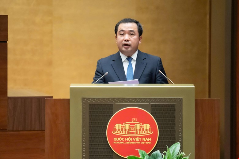 Bộ trưởng Bộ Nông nghiệp và Môi trường Trần Đức Thắng - ảnh: QH