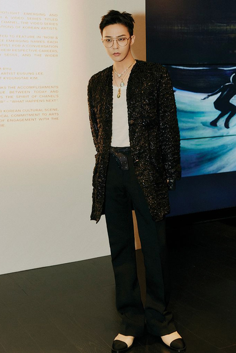 G-Dragon tại sự kiện Chanel x Frieze trong khuôn khổ Frieze Seoul 2022. Ảnh: Getty