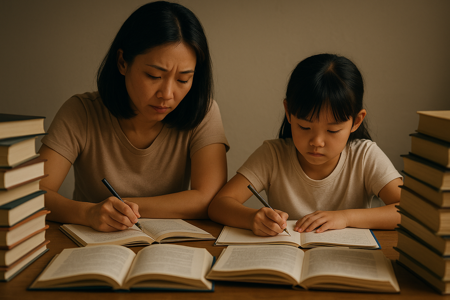 Tôi từng có lúc chỉ quan tâm đến điểm số, thứ hạng của con mà quên hỏi con rằng cón có tìm được niềm vui khi đến trường. Ảnh minh hoạ.