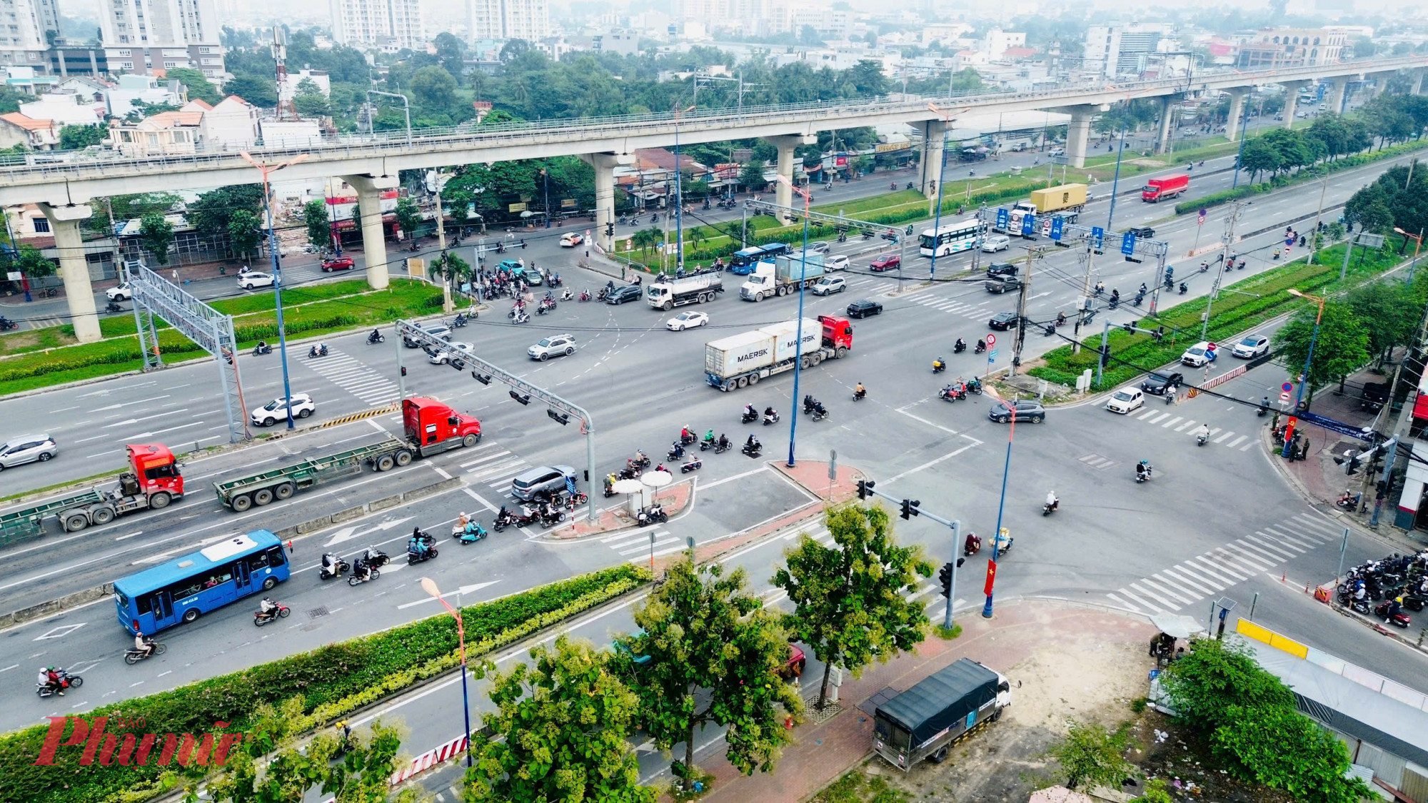 Nút giao Bình Thái thuộc dự án Vành đai 2 - Ảnh: TQ