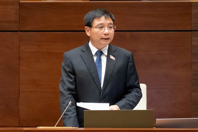 Bộ trưởng Bộ Tài chính Nguyễn Văn Thắng - ảnh: QH