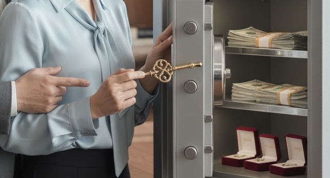 Chuyện tài sản, tiền bạc luôn là vấn đề nhạy cảm trong hôn nhân - Ảnh được tạo bởi AI