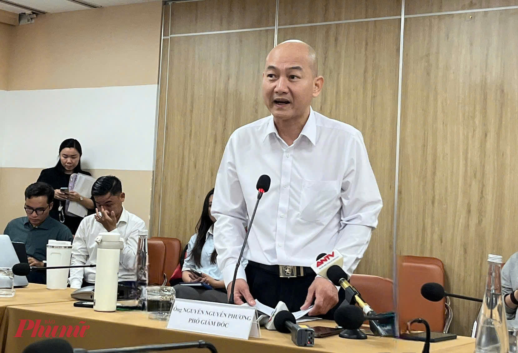 Ông Nguyễn Nguyên Phương - Phó giám đốc Sở Công Thương thông tin về nguồn cung rau xanh tại TPHCM