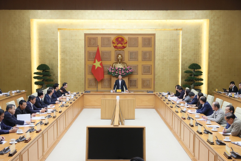 Mỗi tỉnh chỉ có 1 doanh nghiệp kinh doanh xổ số Phó Thủ tướng Chính phủ Hồ Đức Phớc chủ trì cuộc họp về phương án sắp xếp doanh nghiệp kinh doanh xổ số tại Việt Nam - Ảnh: VGP/Trần Mạnh