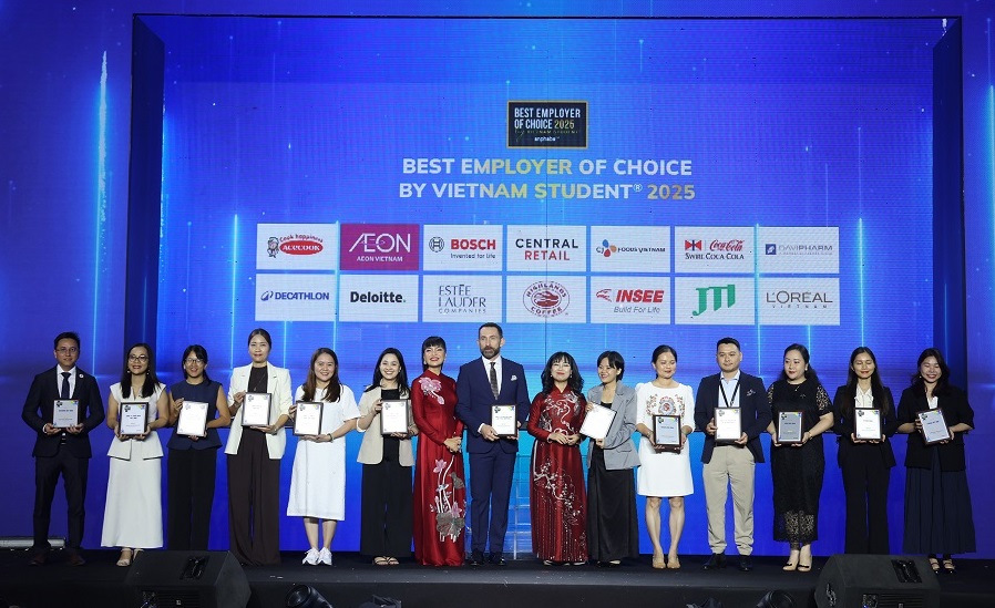 Acecook Việt Nam nằm trong danh sách Top 50 thương hiệu nhà tuyển dụng hấp dẫn với sinh viên Việt Nam - Ảnh: ACV